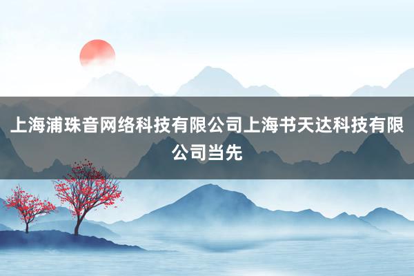 上海浦珠音网络科技有限公司上海书天达科技有限公司当先